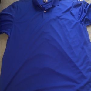 Blue Adidas climate cool golf shirt